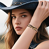 1Pc PU Leather Multi-strand Bracelets BJEW-CL0001-53-6