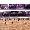 Natural Amethyst Beads Strands G-G286-D01-8x12mm-5