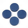 Painted Natural Wood Beads WOOD-S049-02B-02-1