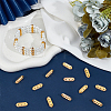 180Pcs 3-Hole Iron Grade A Rhinestone Bridge Spacers RB-BBC0001-04G-4