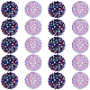 40Pcs 2 Colors AB-Color Resin Rhinestone Beads RESI-PA0001-28-1