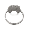 Non-Tarnish 201 Stainless Steel Finger Rings RJEW-G278-07P-3