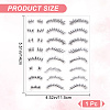 Silicone Eyelash Stamp MRMJ-WH0075-102-2