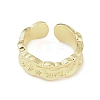 304 Stainless Steel Open Cuff Rings for Women RJEW-H229-02G-07-2