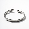 Stainless Steel Snake Chain Cuff Bracelets Fashion Jewelry Shiny Accessory UJ5338-2-1