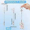 4Pcs Alloy Bracelet Tool Jewelry Helper Beadable Alligator Clips AJEW-SP0001-69A-2