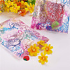 Rectangle Printed Organza Drawstring Bags LS-CON-PW0001-058C-02-1