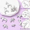30Pcs 6 Styles Alloy Pendants FIND-YW0012-69-3