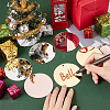 30Pcs 3 Colors Acrylic Mirror Pendants FIND-GA0003-15-3