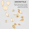 Unicraftale 18 Pairs 3 Style 304 Stainless Steel Stud Earring Findings STAS-UN0030-92-4