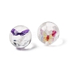 Transparent Acrylic Beads MACR-K002-04-2