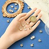 20Pcs Alloy Clear Cubic Zirconia Charms FIND-YW0008-27-3