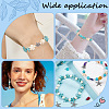 SUNNYCLUE 180Pcs 4 Styles Synthetic Howlite & Turquoise & Magnesite Beads G-SC0002-43-5
