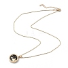 Alloy Rhinestone Pendant Necklaces NJEW-H306-A03-G-4