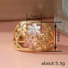 Brass Finger Rings for Women WG4845E-01-4
