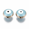 Alloy Enamel Beads ENAM-WH0047-14I-10mm-2