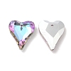 Electroplated Glass Pendants EGLA-M029-05-06-2