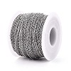 Tarnish Resistant 304 Stainless Steel Cable Chains CHS-R002-0.4mm-2