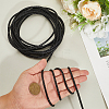 5M Round Braided Cowhide Letter Cord WL-GF0001-34B-03-3