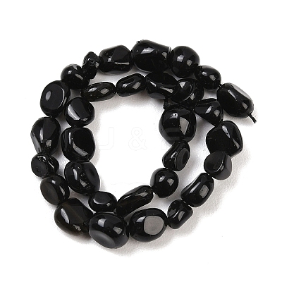 Natural Obsidian Beads Strands G-K395-B06-01-1