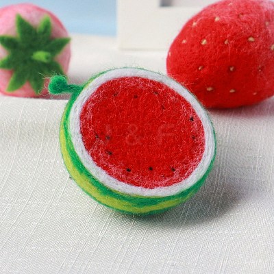 Watermelon Needle Felting Kit DIY-I091-01-1