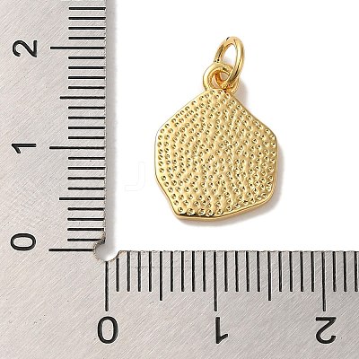 Brass Enamel Pendants KK-U027-21G-01-1