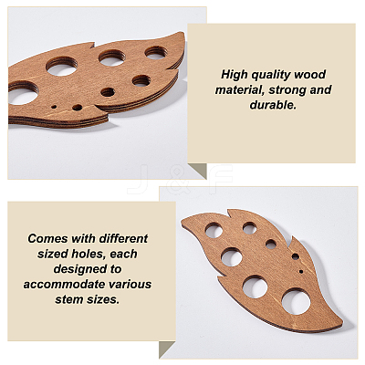Unfinished Wood Pendants WOOD-WH0026-37B-02-1