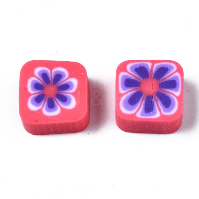 Handmade Polymer Clay Beads CLAY-N008-034C-1