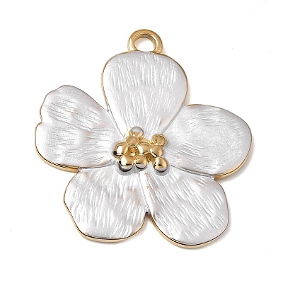 304 Stainless Steel Enamel Pendants SA-CBAFCBF-06G-04-1