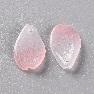 Two Tone Transparent Spray Painted Glass Pendants LS-GLAA-S190-014D-02-1