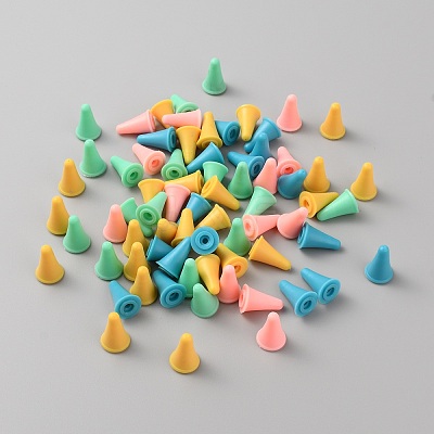 Synthetic Rubber Knitting Needle Point Protectors FIND-WH0139-21A-1