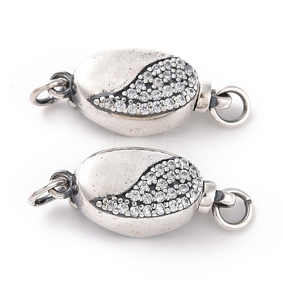 925 Sterling Silver Bayonet Clasps STER-D035-20AS-1