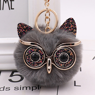 Pom Pom Ball Keychain KEYC-PW0002-033N-1