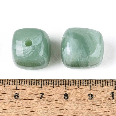 Opaque Acrylic Beads OACR-ZX006-33I-1
