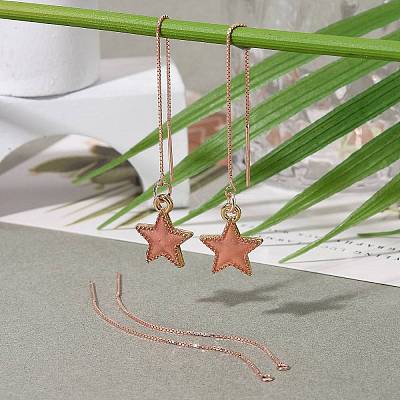 925 Sterling Silver Stud Earring Findings STER-E051-B-01RG-1