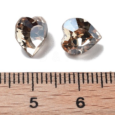 K9 Glass Rhinestone Cabochons GLAA-H034-02B-001GS-1