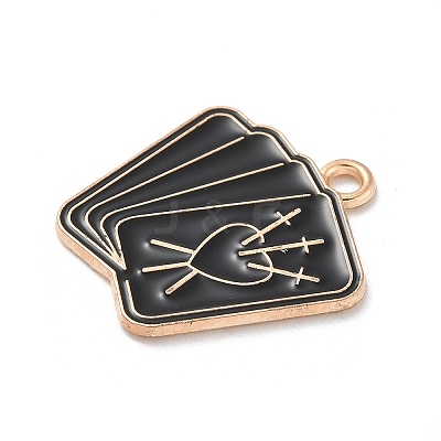 Alloy Enamel Pendants ENAM-A008-45F-KCG-1