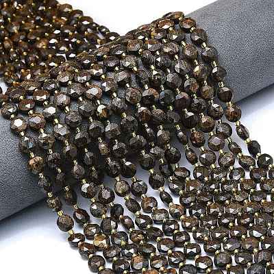 Natural Bronzite Beads Strands G-C116-A75-02-1