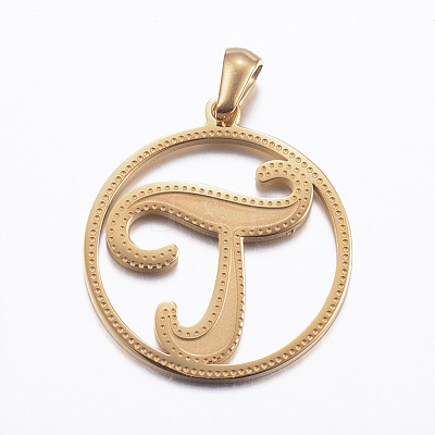 Ion Plating(IP) 304 Stainless Steel Pendants STAS-K162-073G-1