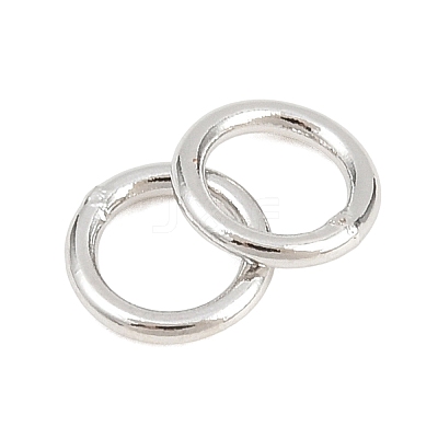 Brass Closed Jump Rings KK-D257-01P-03-1