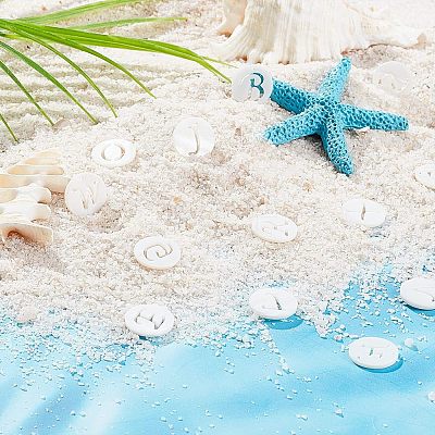 26Pcs 26 Style 
Natural Freshwater Shell Charms SHEL-FH0001-12-1