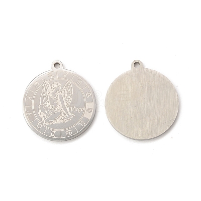 Non-Tarnish 304 Stainless Steel Pendants STAS-A074-03A-P-1