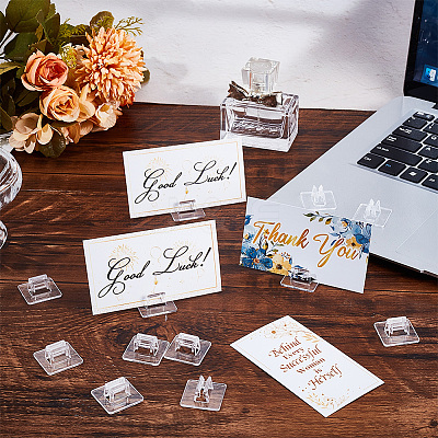 Transparent Plastic Card Holder ODIS-NB0001-37B-1