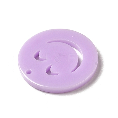 Opaque Acrylic Pendants OACR-B008-AM-1