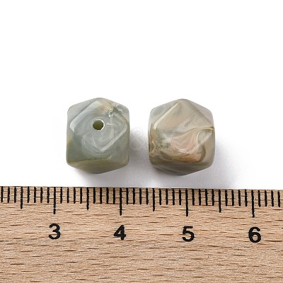 Acrylic Beads X-OACR-Z025-05-1