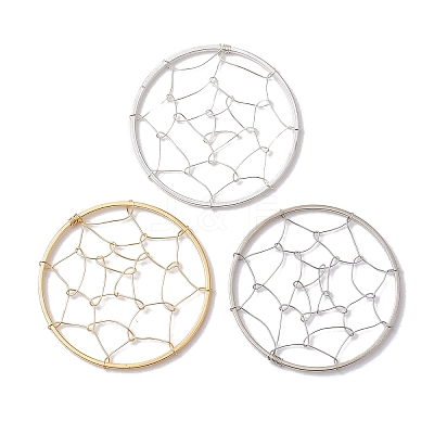 3Pcs 3 Colors Copper Wired Pendants PALLOY-JF02639-1