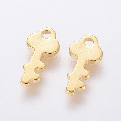 201 Stainless Steel Charms STAS-L234-070G-1