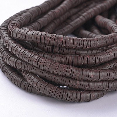 Handmade Polymer Clay Beads X-CLAY-R067-6.0mm-38-1