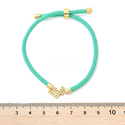 Adjustable Nylon Cord Bracelets BJEW-C096-01G-12-1