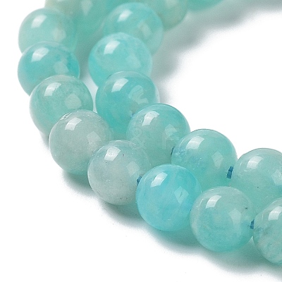 Natural Amazonite Beads Strands G-F461-12-4mm-01-1